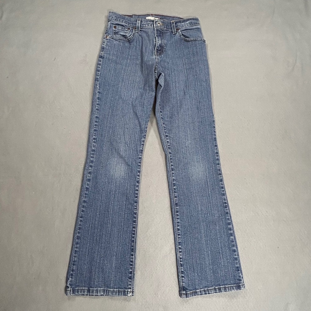 Levis 550 Relaxed Bootcut Jeans Womens 4S Medium Wash Blue Stretch Denim Pants